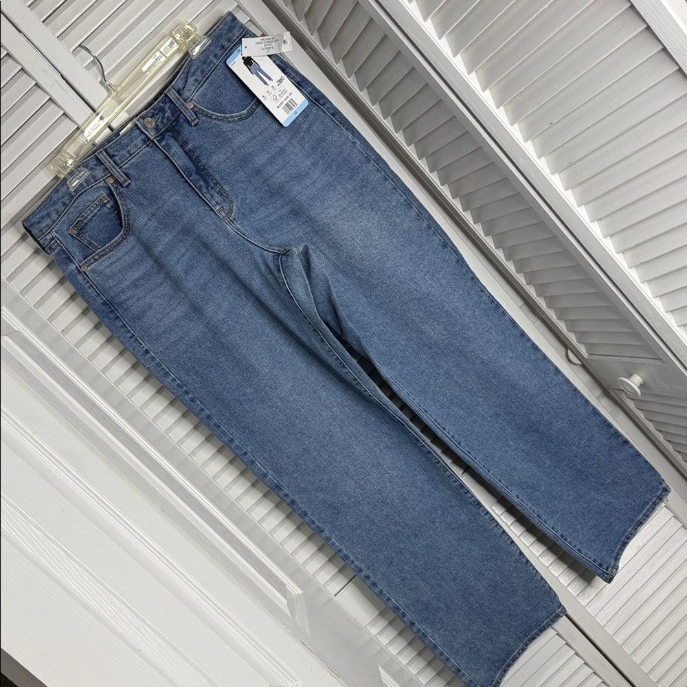 Classic Blue Straight Leg Women's Jeans
